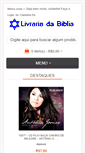 Mobile Screenshot of livrariadabiblia.com